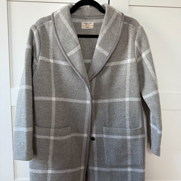 Marine Layer Gray Wool Blend Jacket - Picture 4 of 5